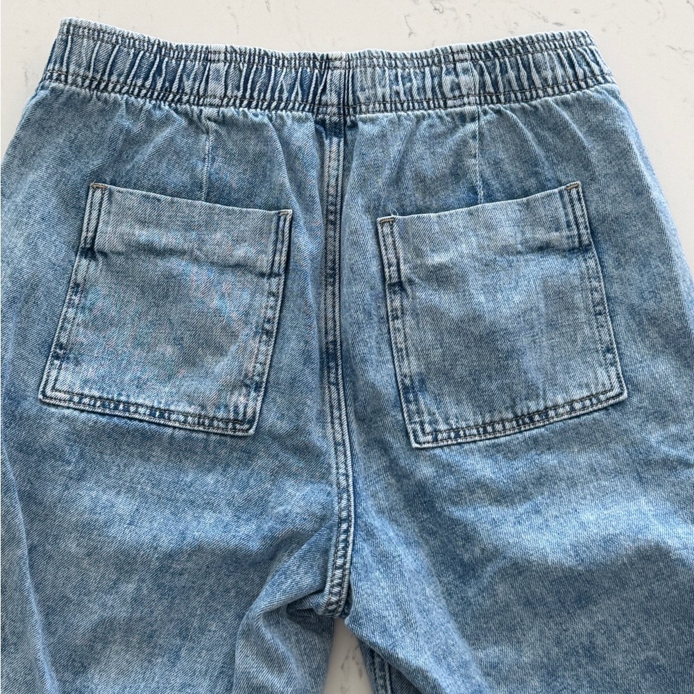 Pull On Wide Leg High Waisted Cargo Gap Pants - Picture 6 of 7